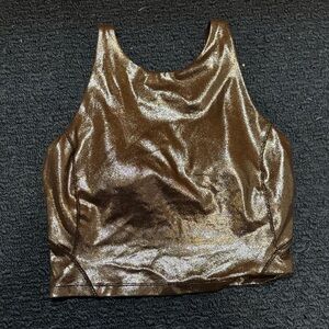 NWT - no flaws - align high neck tank in French press brown colour
